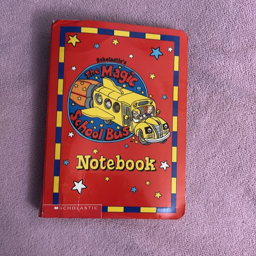 1995-1996 Magic School Bus books (food chain and how things grow) & Notebook - Picture 10 of 16